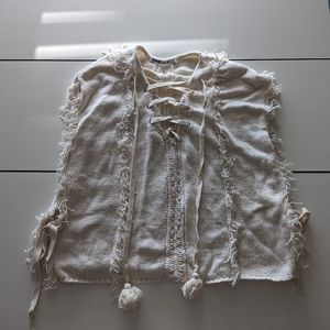Boutique Pam and Gela Tie Side Sweater